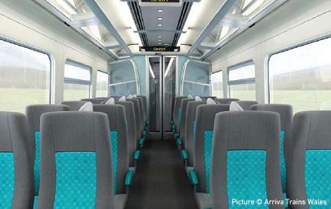 Proposed new interior of Class 158